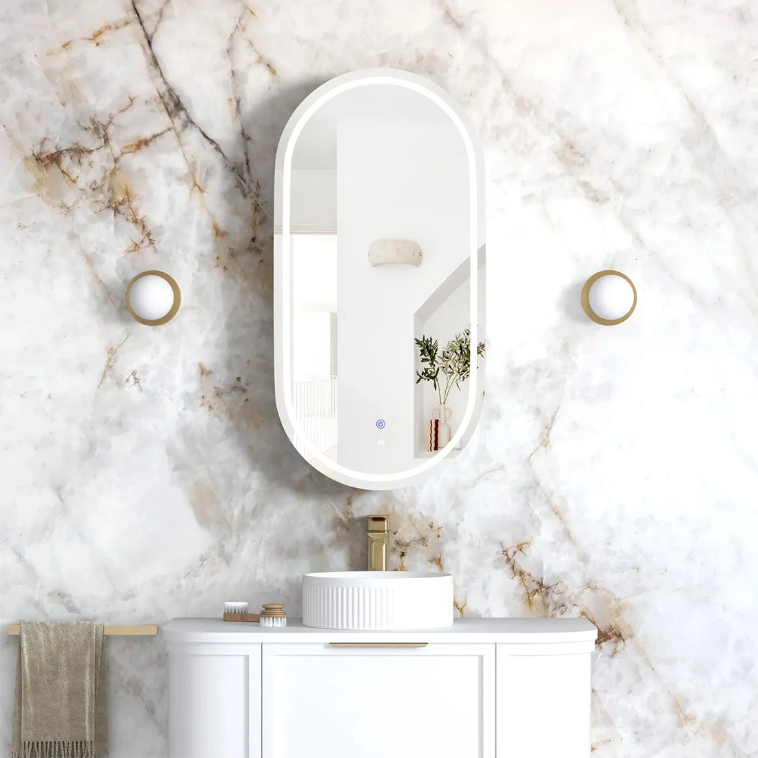 Otti LED Noosa 900x450mm White Shaving Cabinet - Premium Edition Otti LED Noosa 900x450mm White Shaving Cabinet - Premium Edition -Cook & Bathe LED SOV9045 VP