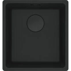 Franke Maris Granite Single Bowl, 370mm, Undermount, Matte Black