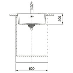 Franke Maris Granite Single Bowl 520mm Topmount Polar White 2 Franke Maris Granite Single Bowl 520mm Topmount Polar White -Cook & Bathe MRG610 52PW spec sheet