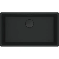 Franke Maris Granite Single Bowl 720mm Topmount Matte Black