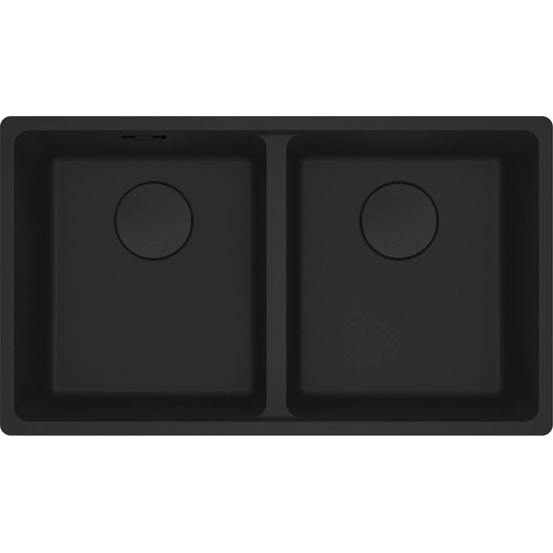 Franke Maris Granite Double Bowl Sink, 350-350mm Topmount, Matte Black Franke Maris Granite Double Bowl Sink, 350-350mm Topmount, Matte Black -Cook & Bathe MRG 620 35 35B MB