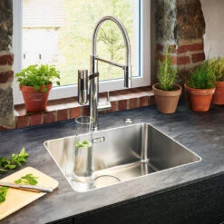 Franke Mythos 450 Topmount / Flushmount Single Bowl Sink -Cook & Bathe MYX210 45FPC lifestyle1