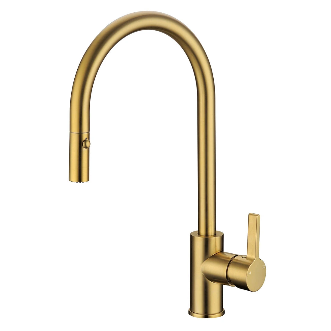 Cylindro Pull Out Sink Mixer Brushed Gold Cylindro Pull Out Sink Mixer Brushed Gold -Cook & Bathe PC1016SB bg product web