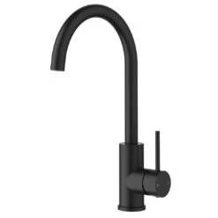 Cylindro Slimline Sink Mixer Matte Black