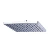 Cuadro Square Plastic Shower Head 250mm Chrome