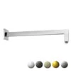Cuadro Square Horizontal Shower Arm 400mm Chrome