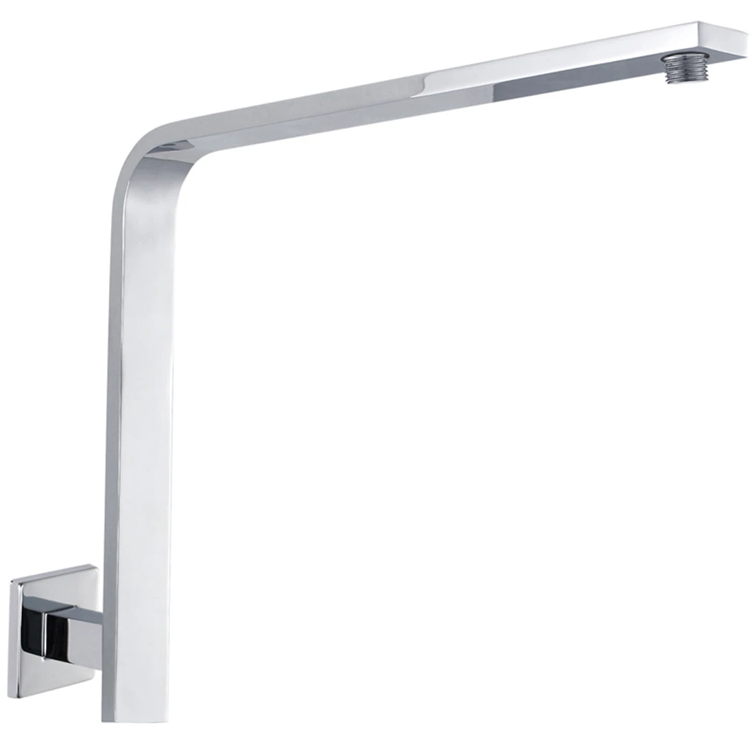 Cuadro Square Vertical L-Shape Shower Arm Chrome Cuadro Square Vertical L-Shape Shower Arm Chrome -Cook & Bathe PRY030
