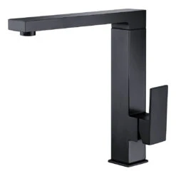Cuadro High Rise Sink Mixer Square Matte Black