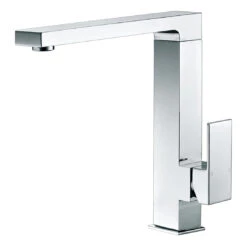 Cuadro High Rise Sink Mixer Square Chrome