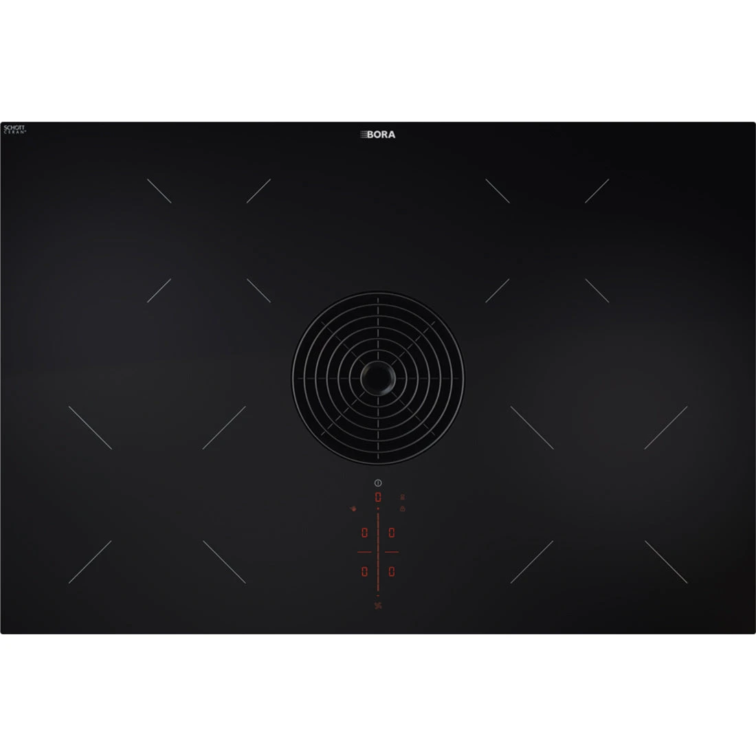 BORA Pure Induction Cooktop with Integrated Cooktop Extractor - Exhaust Air BORA Pure Induction Cooktop With Integrated Cooktop Extractor - Exhaust Air -Cook & Bathe PURA