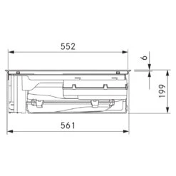 BORA S Pure Induction Cooktop With Integrated Cooktop Extractor - Recirculation -Cook & Bathe PURSU spec