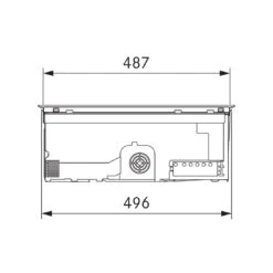 BORA S Pure Induction Cooktop With Integrated Cooktop Extractor - Recirculation -Cook & Bathe PURSU spec1