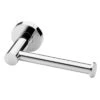Phoenix Radii Toilet Roll Holder Round Plate Chrome