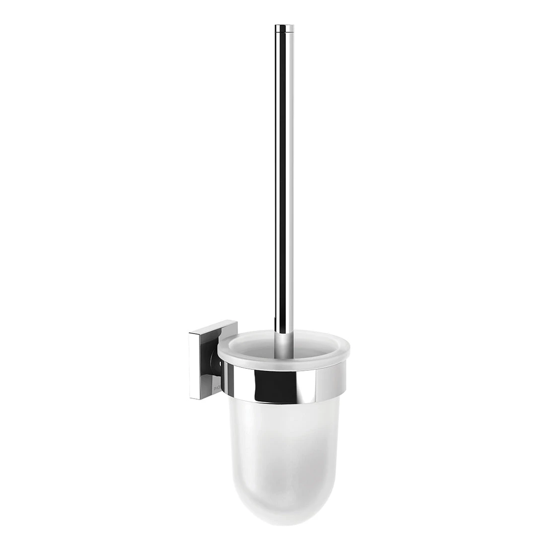 Phoenix Radii Toilet Brush And Holder Square Plate Chrome Phoenix Radii Toilet Brush And Holder Square Plate Chrome -Cook & Bathe RS50800C