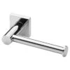 Phoenix Radii Toilet Roll Holder Square Plate Chrome