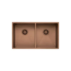 Oliveri Spectra Double Bowl Sink Copper