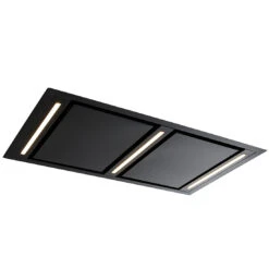 Schweigen Cassette Rangehood Matte Black (120cm) - Silent Isodrive 3000m3h