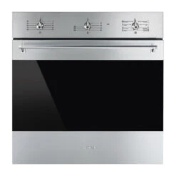 Smeg Classic Thermoseal Oven Manual Control Stainless Steel 60cm
