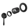 Bella Vista Mica Heritage Shower Mixer Black (Trim Kit Only)