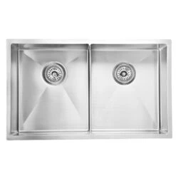 Bella Vista Luminare Sink 760 X 440mm Double Bowl Sink Stainless Steel