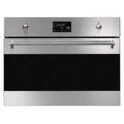 Smeg Compact Classic Microwave Combi Oven Stainless Steel