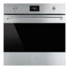 Smeg Classic Galileo Pyrolytic Oven Compact Screen Stainless Steel 60cm