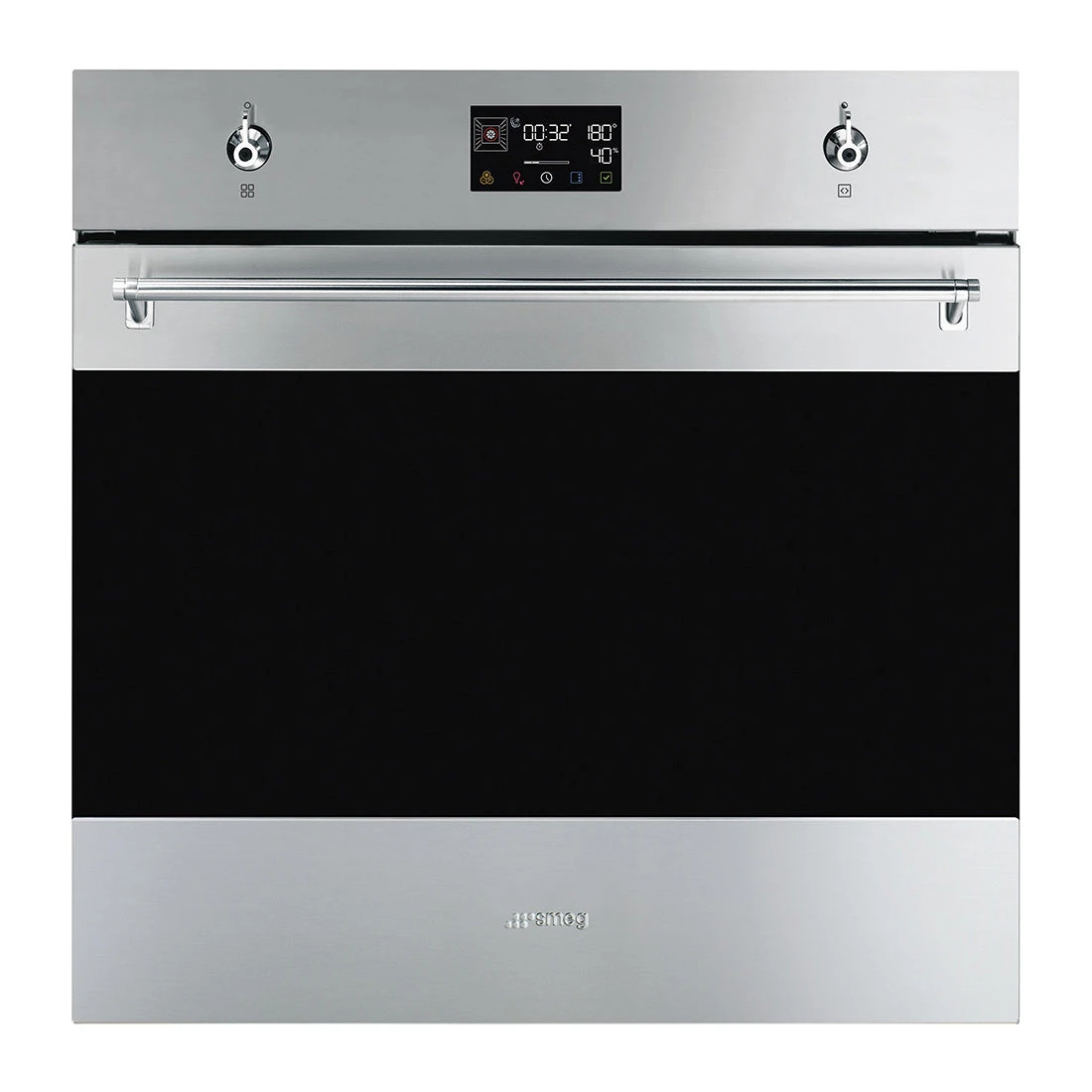 Smeg Classic Galileo Pyrolytic Steam 40 Oven Compact Screen Stainless Steel 60cm Smeg Classic Galileo Pyrolytic Steam 40 Oven Compact Screen Stainless Steel 60cm -Cook & Bathe SOPA6302S2PX product web