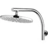 Phoenix Vivid Curved Shower Arm And Round Shower Rose | Chrome | 230mm