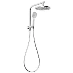 Phoenix Vivid Slimline Compact Twin Shower Chrome