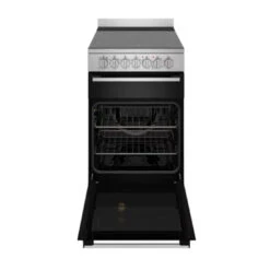 Westinghouse 54cm Freestanding Electric Oven And Ceramic Cooktop Stainless Steel -Cook & Bathe WFE542SCB 2