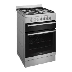 Westinghouse 60cm Freestanding Electric Oven And Gas Cooktop Stainless Steel