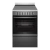 Westinghouse 60cm Freestanding Electric Oven And Ceramic Cooktop With AirFry Dark Stainless Steel