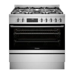 Westinghouse 90cm Dual Fuel Freestanding Oven Stainless Steel 2 Westinghouse 90cm Dual Fuel Freestanding Oven Stainless Steel -Cook & Bathe WFE9515SD 1