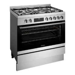Westinghouse 90cm Dual Fuel Freestanding Oven Stainless Steel