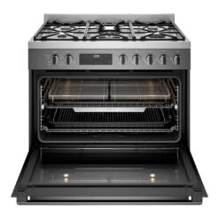 Westinghouse 90cm Dual Fuel Freestanding Oven With AirFry Dark Stainless Steel -Cook & Bathe WFE9516DD 2