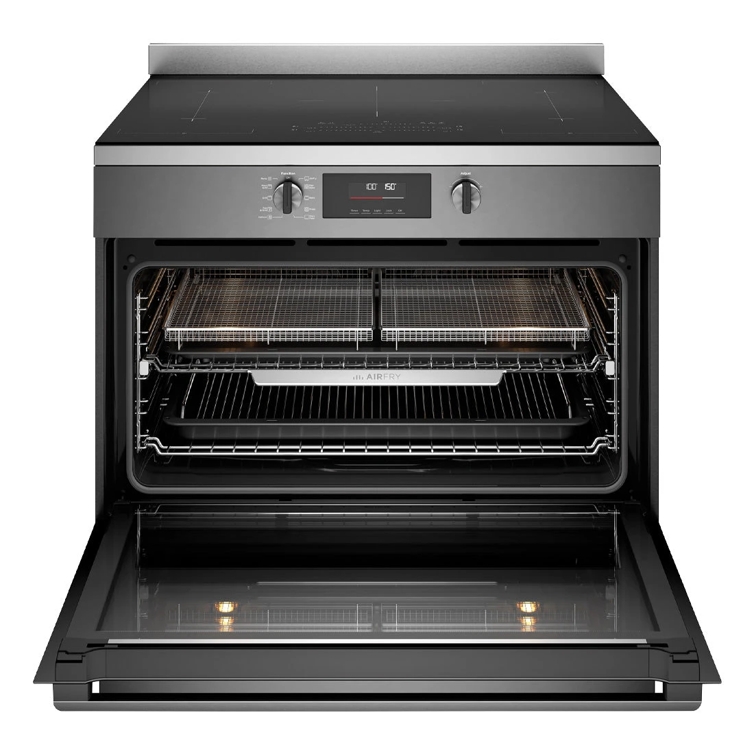 Westinghouse 90cm Electric Freestanding Oven with AirFry Dark Stainless Steel Westinghouse 90cm Electric Freestanding Oven With AirFry Dark Stainless Steel -Cook & Bathe WFE9756DD 2