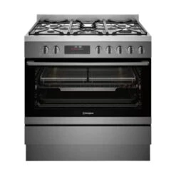 Westinghouse 90cm Dual Fuel Pyrolytic Freestanding Oven With AirFry Dark Stainless Steel -Cook & Bathe WFEP9717DD 2