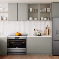 Westinghouse 90cm Electric Pyrolytic Freestanding Oven With AirFry Dark Stainless Steel -Cook & Bathe WFEP9757DD lifestyle