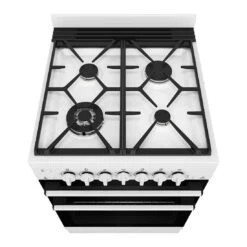 Westinghouse 60cm Freestanding Gas Oven And Gas Cooktop With Separate Grill White 4 Westinghouse 60cm Freestanding Gas Oven And Gas Cooktop With Separate Grill White -Cook & Bathe WFG612WCH 3
