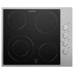Westinghouse 60cm 4 Zone Ceramic Cooktop Stainless Steel Trim