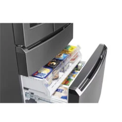 Westinghouse 609L French Door Fridge Dark Stainless Steel 5 Westinghouse 609L French Door Fridge Dark Stainless Steel -Cook & Bathe WHE6170BB 2