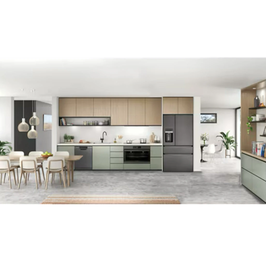 Westinghouse 609L French Door Fridge Dark Stainless Steel Westinghouse 609L French Door Fridge Dark Stainless Steel -Cook & Bathe WHE6170BB 4