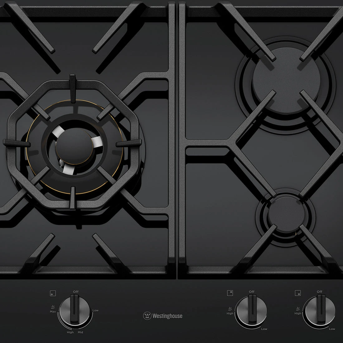 Westinghouse 60cm 3 Burner Black Ceramic Glass Gas Cooktop Westinghouse 60cm 3 Burner Black Ceramic Glass Gas Cooktop -Cook & Bathe WHG639BD 7
