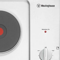 Westinghouse 60cm Electric Solid Cooktop Stainless Steel -Cook & Bathe WHS642SC 1