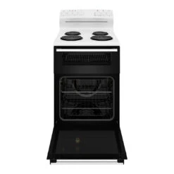 Westinghouse 60cm Freestanding Electric Oven And Coil Cooktop White -Cook & Bathe WLE622WC 1