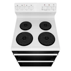 Westinghouse 60cm Freestanding Electric Oven And Coil Cooktop White -Cook & Bathe WLE622WC 2