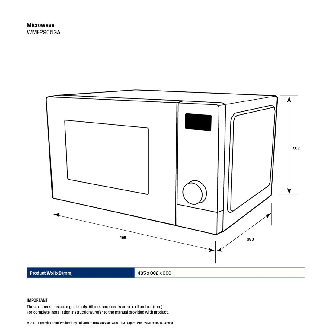 Westinghouse 29L Countertop Microwave Oven Westinghouse 29L Countertop Microwave Oven -Cook & Bathe WMF2905GA spec
