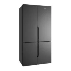 Westinghouse 564L Quad Door Fridge Matte Charcoal Black