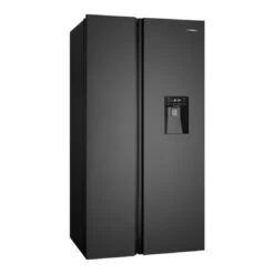 Westinghouse 619L Side By Side Fridge Matte Charcoal Black
