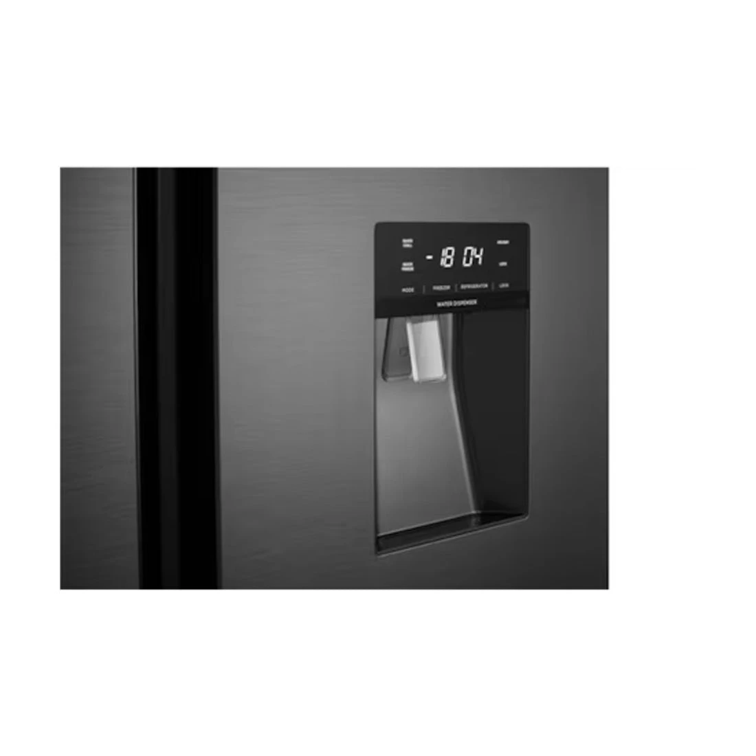 Westinghouse 619L Side By Side Fridge Matte Charcoal Black Westinghouse 619L Side By Side Fridge Matte Charcoal Black -Cook & Bathe WSE6640BA 1
